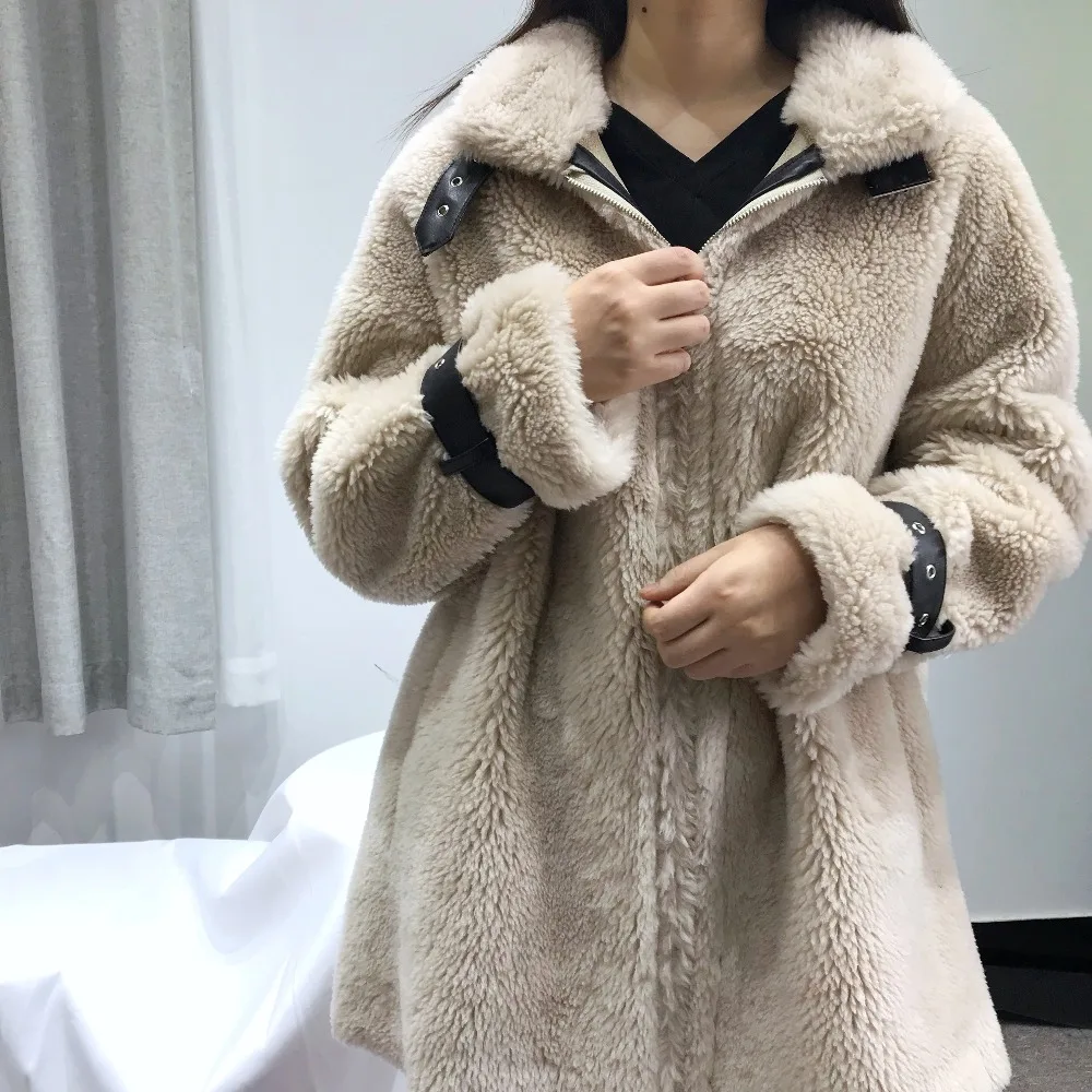 Новинка 2018 модное зимнее шерстяное пальто женское утепленное верхняя одежда