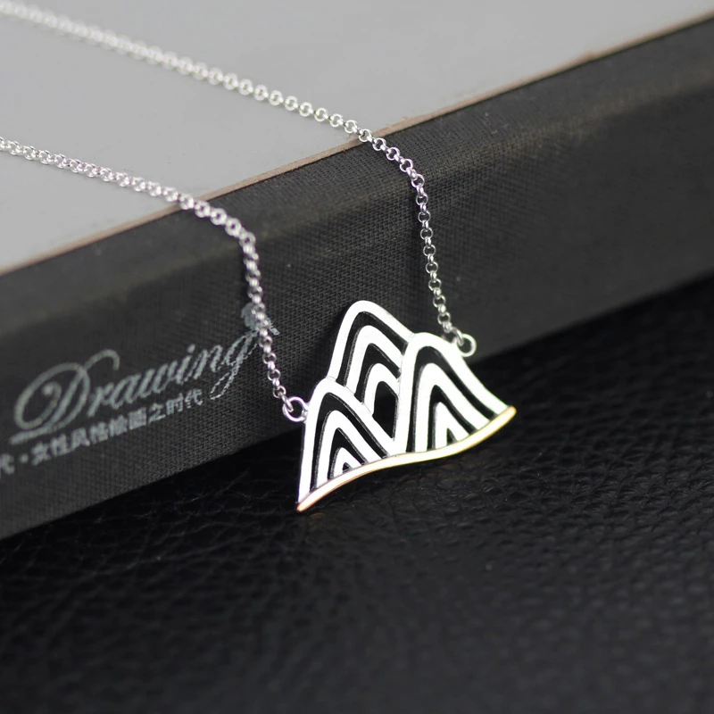 Lotus Fun реальные 925 серебро ручной работы дизайнер ювелирных украшений горный