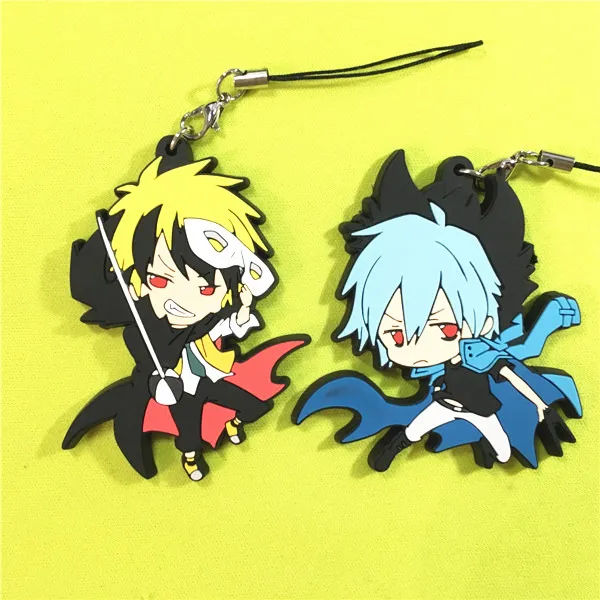 G300 Servamp аниме брелок вампир MAHIRU KURO Снежная Лилия JEJE HYDE Резиновый Ремешок/талисманы для мобильного телефона