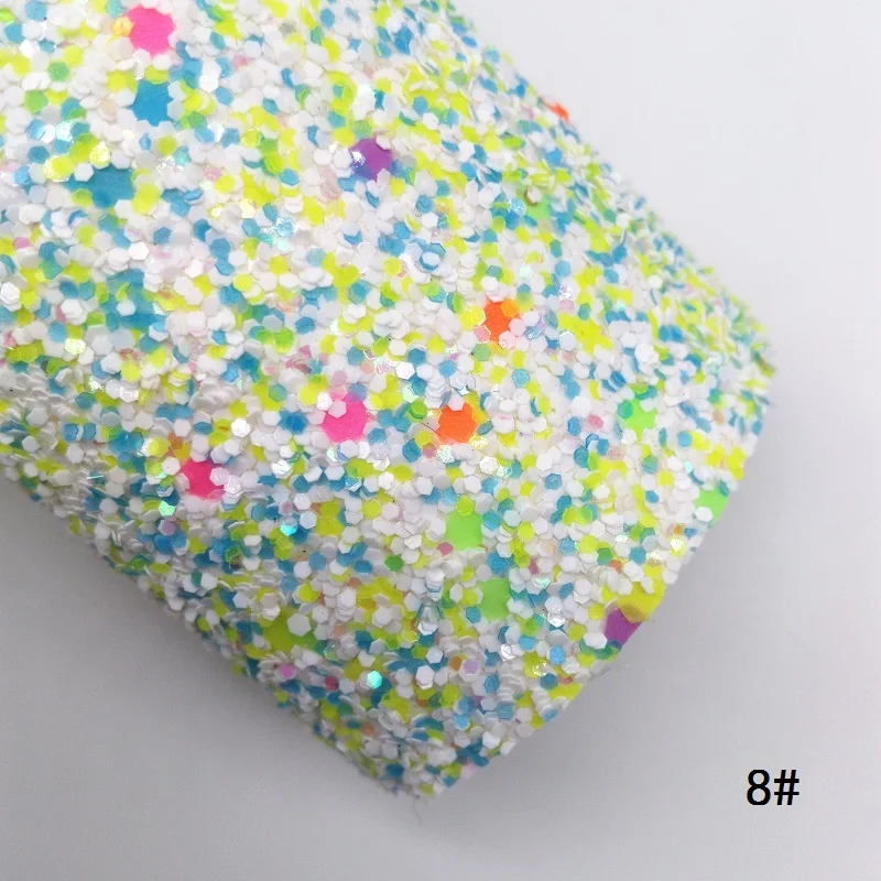 8 Glitterwishcome 30X134 см мини рулон с эффектом блестящей кожи Fabirc, блестящая кожаная ткань, GM003 - Цвет: 8