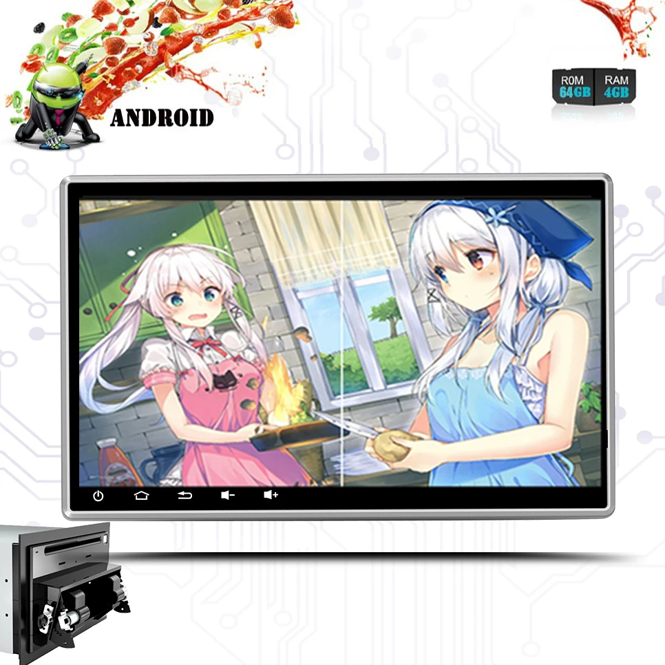 10," HD Android 9,0 Восьмиядерный 4 Гб ОЗУ 64 Гб ПЗУ Автомобильный DVD Радио Стерео gps для hyundai Verna Tucson Terracan Getz TB 2002-2012