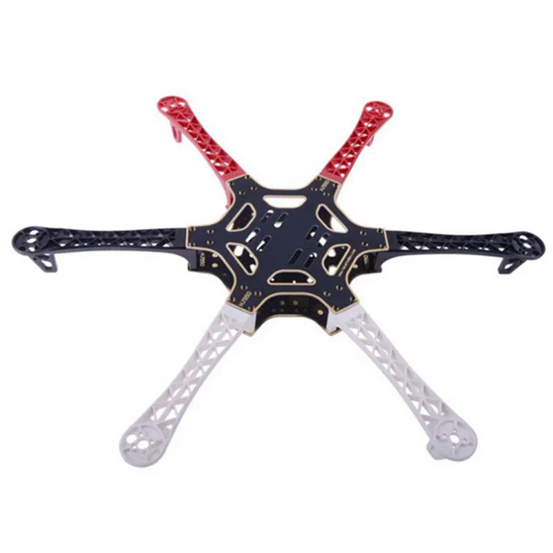 DIY F550 Hexa-Rotor Air Flame 550mm 6 Aixs Frame Kit w / Universal Simple Landing Skid Gear For RC Multicopter Motor ESC Part | Игрушки и