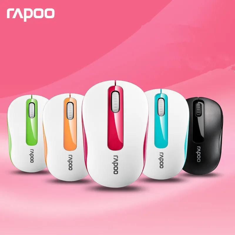 Лидер продаж оригинальные Rapoo M10 2 4 ГГц Mini USB оптическая Беспроводной коврик для