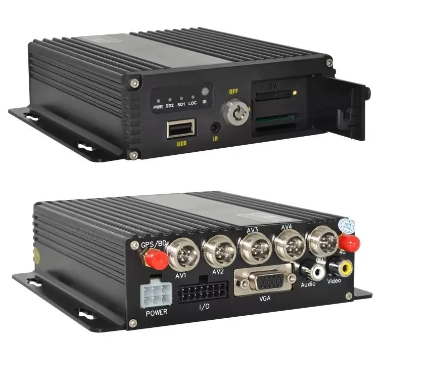 Мобильное DVR оборудование для мониторинга автомобиля AHD 4CH SD карта Автомобильный