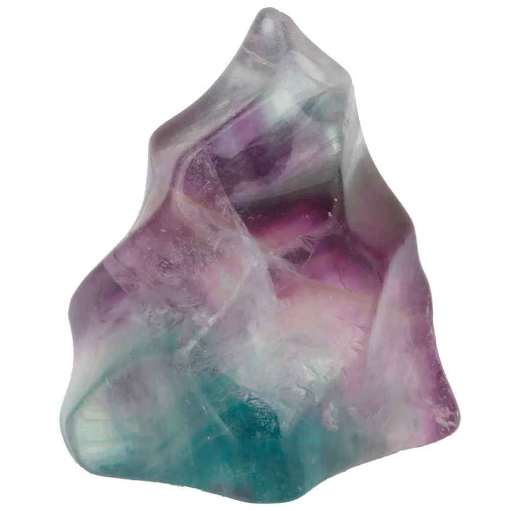 

TUMBEELLUWA Crystal Flame Tower Sculpture Energy Healing Stone Collector Specimen 1.5"-1.9"