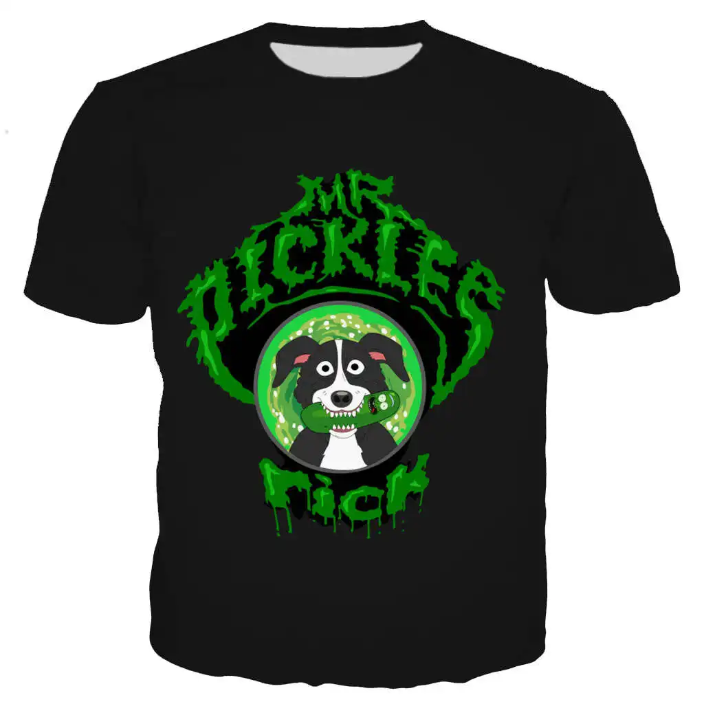 Новинка, крутая футболка для мужчин/женщин, 3D принт Mr Pickles, футболки с коротким рукавом в стиле Харадзюку, футболка, уличная одежда, топы - Цвет: 07