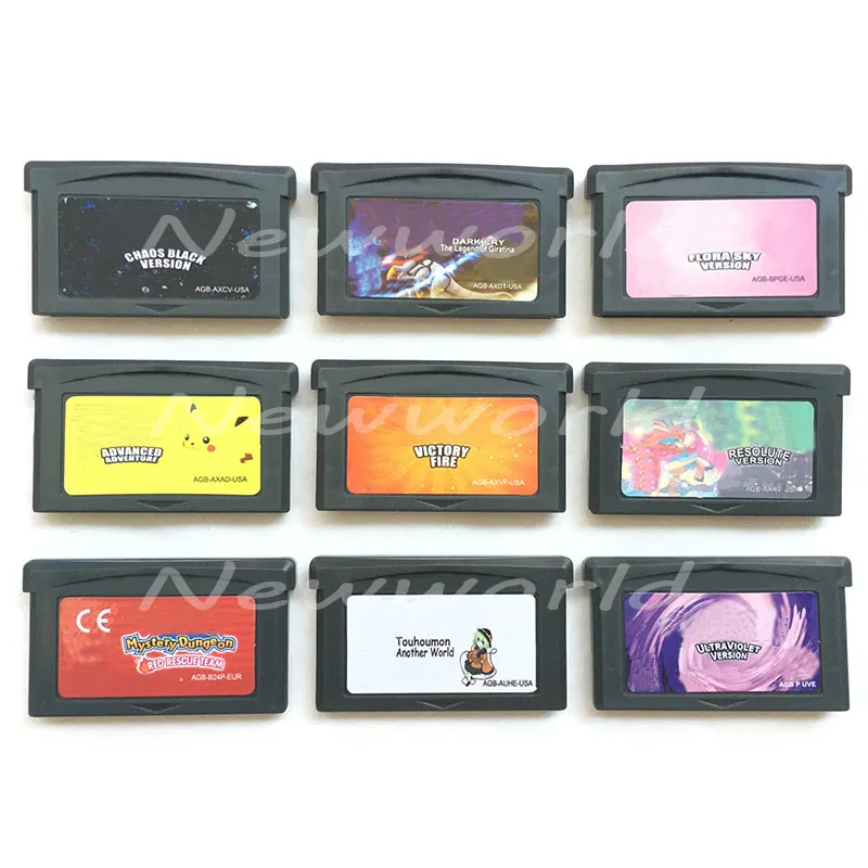 Chaos Black Dark Cry Legen Girat Flora Sky Advance для 32 бит видеоигры картридж консоль карта