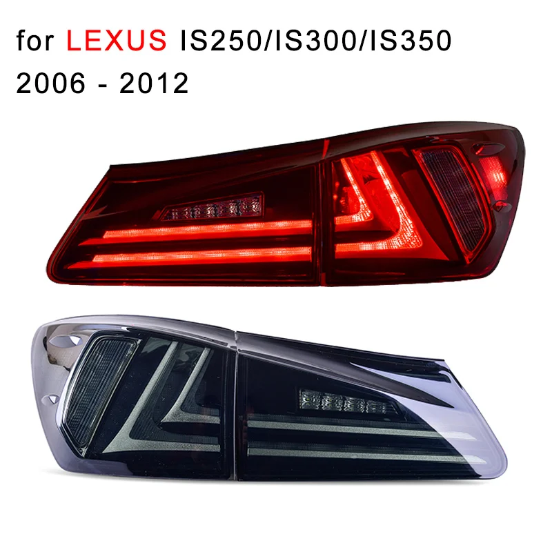 Светодиодный задний фонарь светильник для сборки Lexus IS250 IS300 IS350 2006-2012 светодиодный задний свет, обратный светильник сигнала поворота светильник задние противотуманные фары
