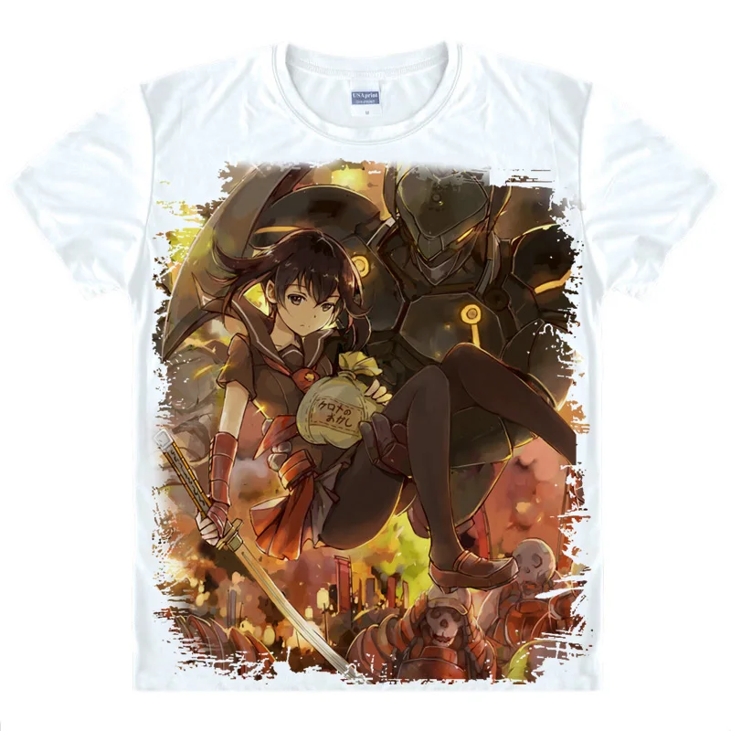Style 9 Coolprint аниме рубашка Акаме ga футболки Kill мульти-стиль короткий рукав ночной рейд Акаме Slashes Косплей Motivs хентай рубашки - Цвет: Style 9
