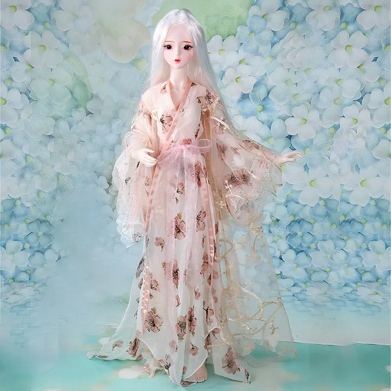 Кукольная одежда ручной работы халат ночная рубашка для 1/3 Bjd куклы аксессуары 60
