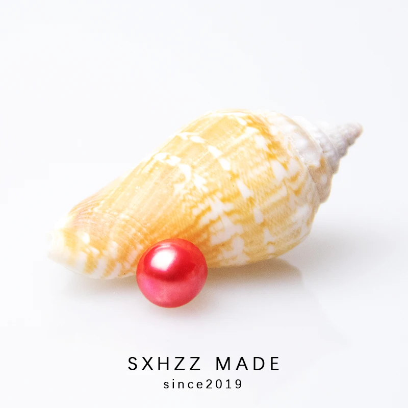 SXHZZ 1 шт. искусственный пресноводный жемчуг бусины 7-8 мм круглая форма