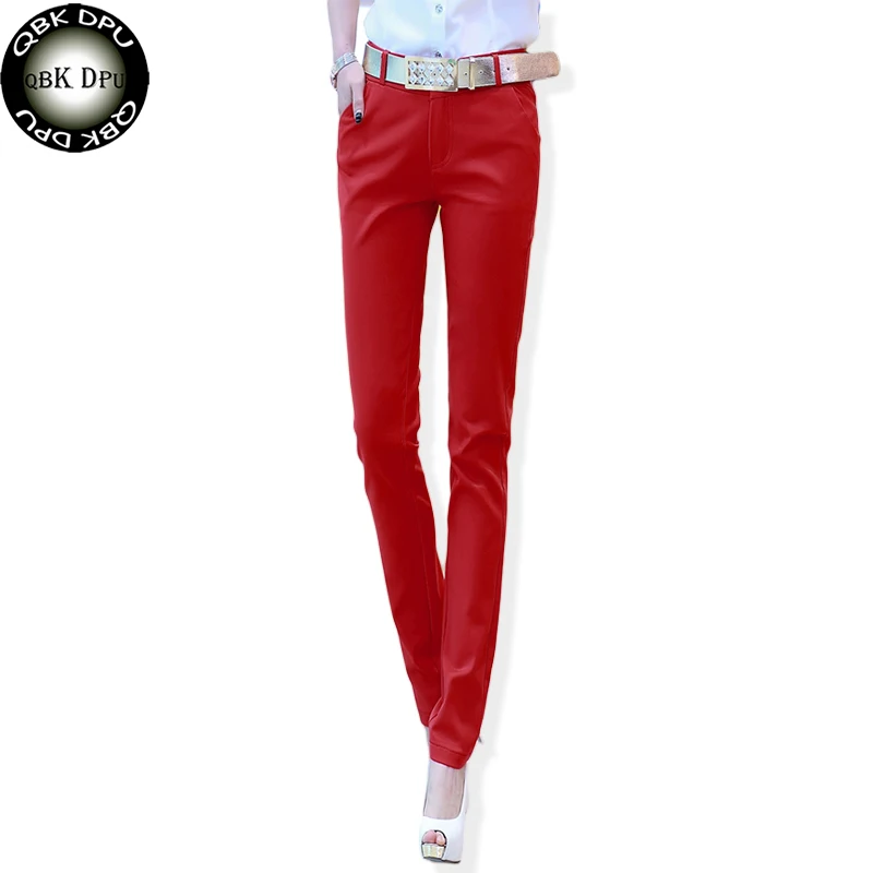 Милые карамельные брюки карандаш 10 цветов женские 2018 высококачественные