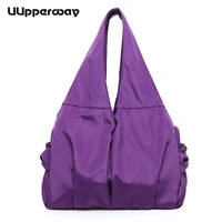 2019 new casual women bags single shoulder bags waterproof nylon handbags solid color large tote beach bags bolsas feminina