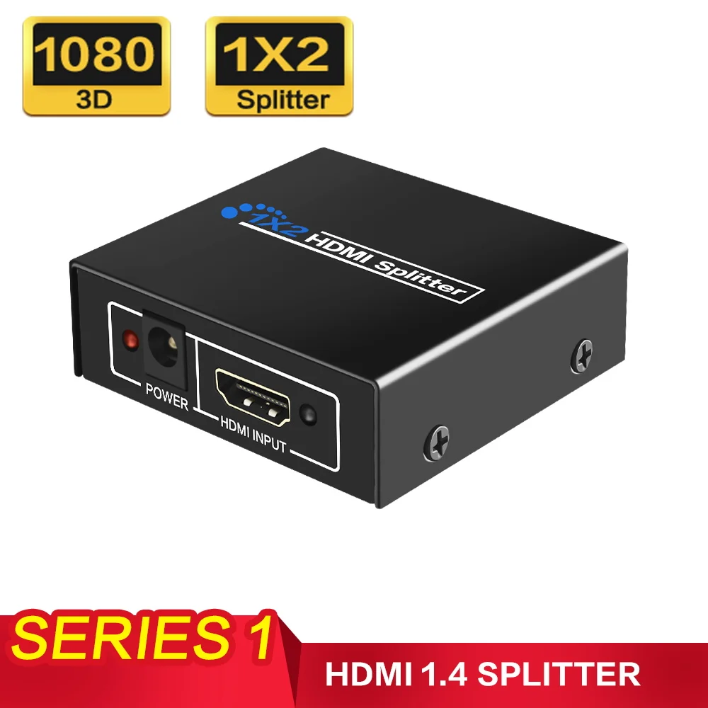 Series 1 1 в 2 Выход HDMI split ter 4K HDCP 2,2 1080p видео HDMI переключатель усилитель раздельный для PS3 HDTV Xbox PC redmi notebook - Цвет: Series 1