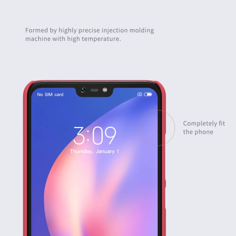 Чехол Nillkin для Xiaomi mi 8 lite 9 Супер Матовый Жесткий чехол из поликарбоната