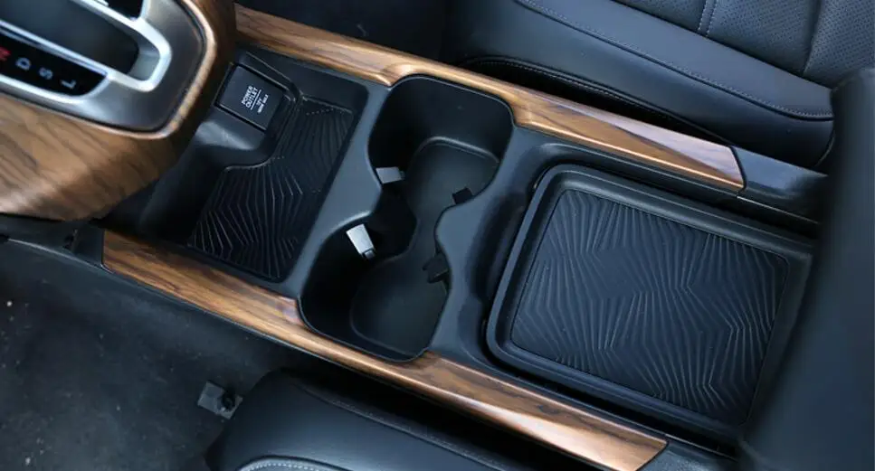 Luxury Wood Chrome For Honda CRV 2017 Car Interior Gear Panel Decorative Frame Cover Trims Styling Auto Accessories | Автомобили и