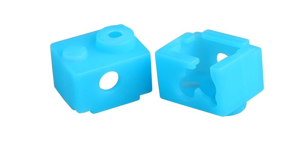 LERDGE 3d принтер части V6 силиконовый носок с подогревом блок использовать XCR-NV6 нагревательный блок Hotend экструдер синий 1 шт