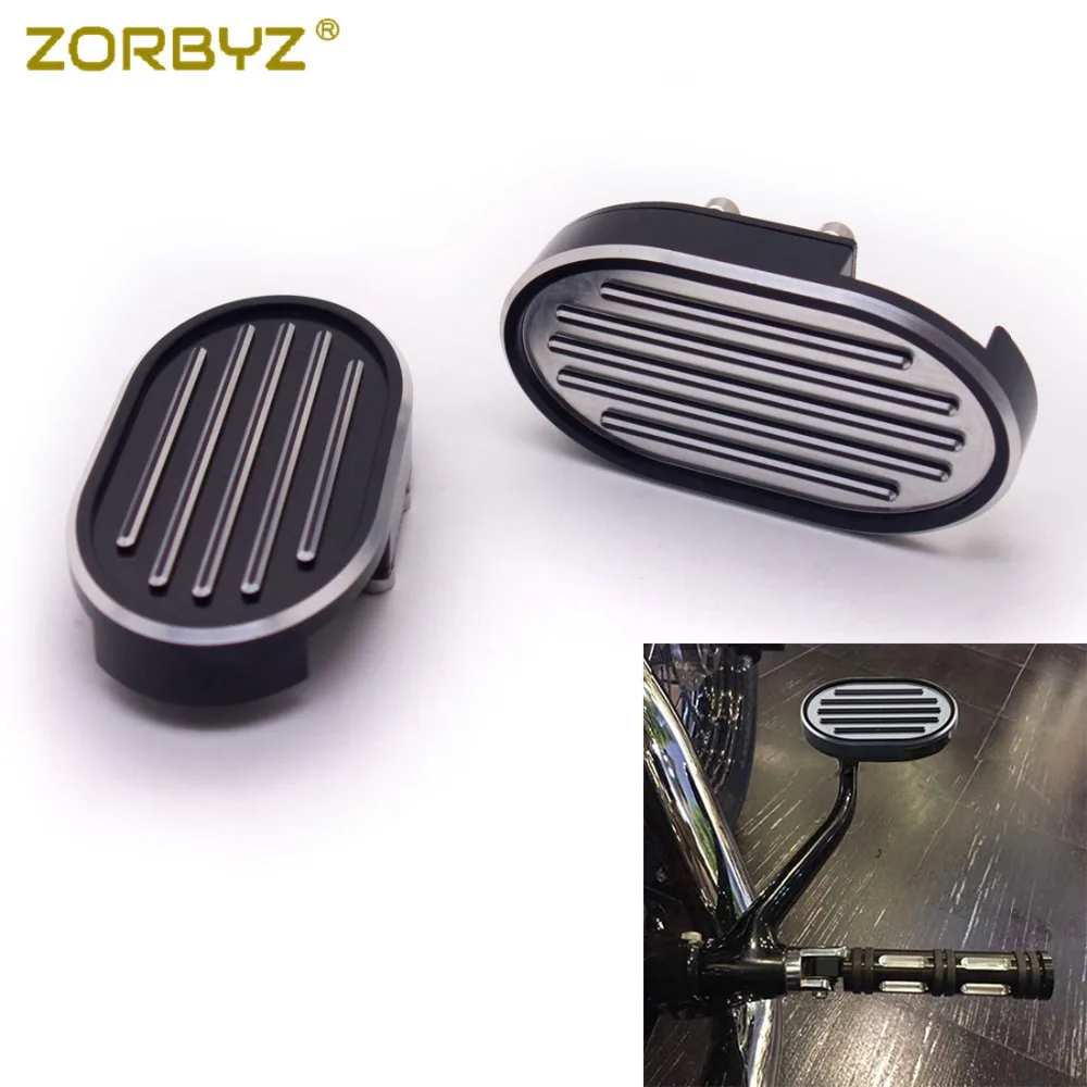 Черная крышка ножной педали тормоза ZORBYZ CNC для Harley Sportster XL883 1200 V Rod|Подставки под