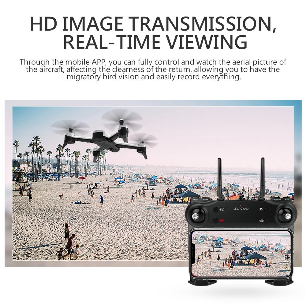Мини-Дрон SG106 с Wi-Fi FPV 4K камерой и оптическим потоком 1080P | Игрушки хобби