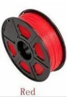 Red PLA 1 цена, 17 цветов, ручка для 3D печати, ABS/PLA 1,75 мм, пластиковый резиновый материал для печати, нить для 3d принтера - Цвет: Red PLA