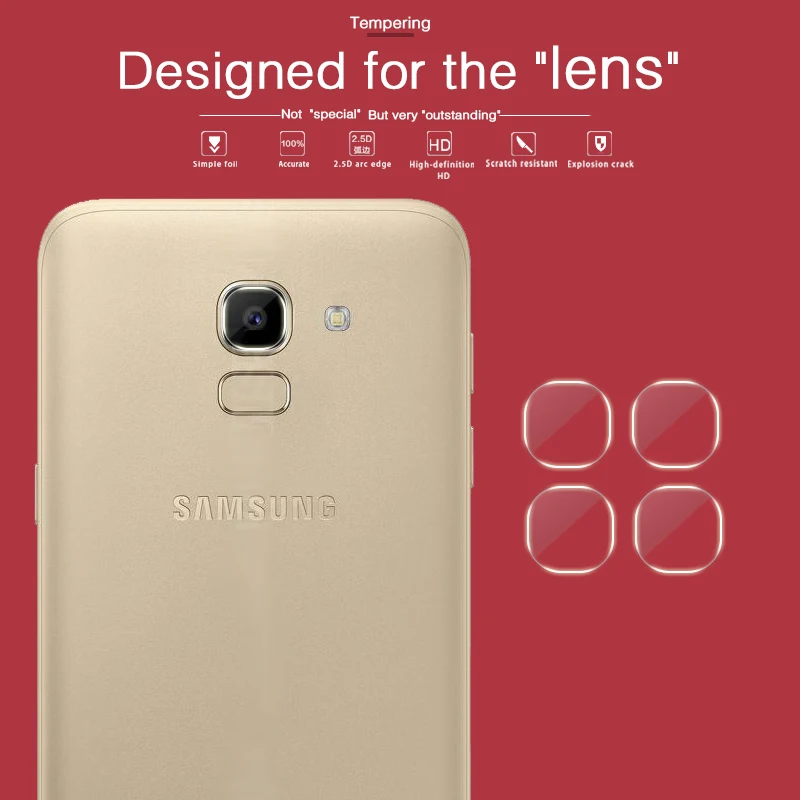 Задняя камера Объектив Закаленное стекло пленка для Samsung Galaxy J5 J2 Pro J1 Mini Prime J4 2018 J6 J8