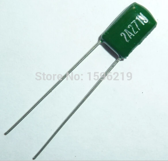 10pcs Mylar Film Capacitor 100V 2A271J 270pF 0.27nF 2A271 5% Polyester capacitor | Электронные компоненты и
