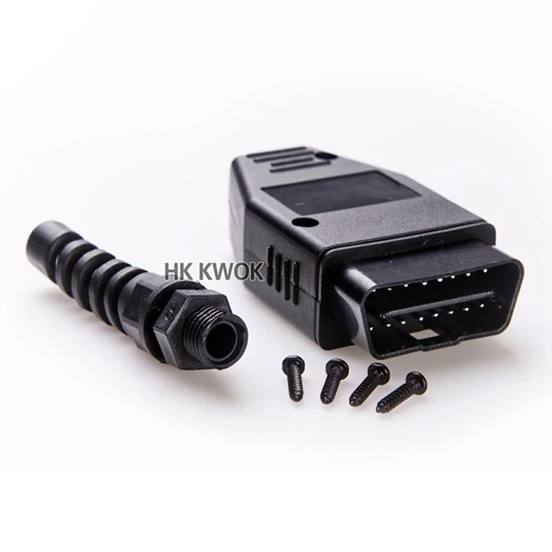 Качество OBD2 разъем 16 контактный кабель с разъемом папа диагностический адаптер