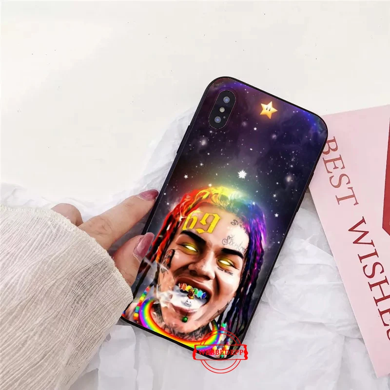Силиконовый мягкий чехол в стиле хип хоп rapero Tekashi 69 для iPhone 5 SE 5S 6 6S Plus 7 8 11 Pro X XS Max