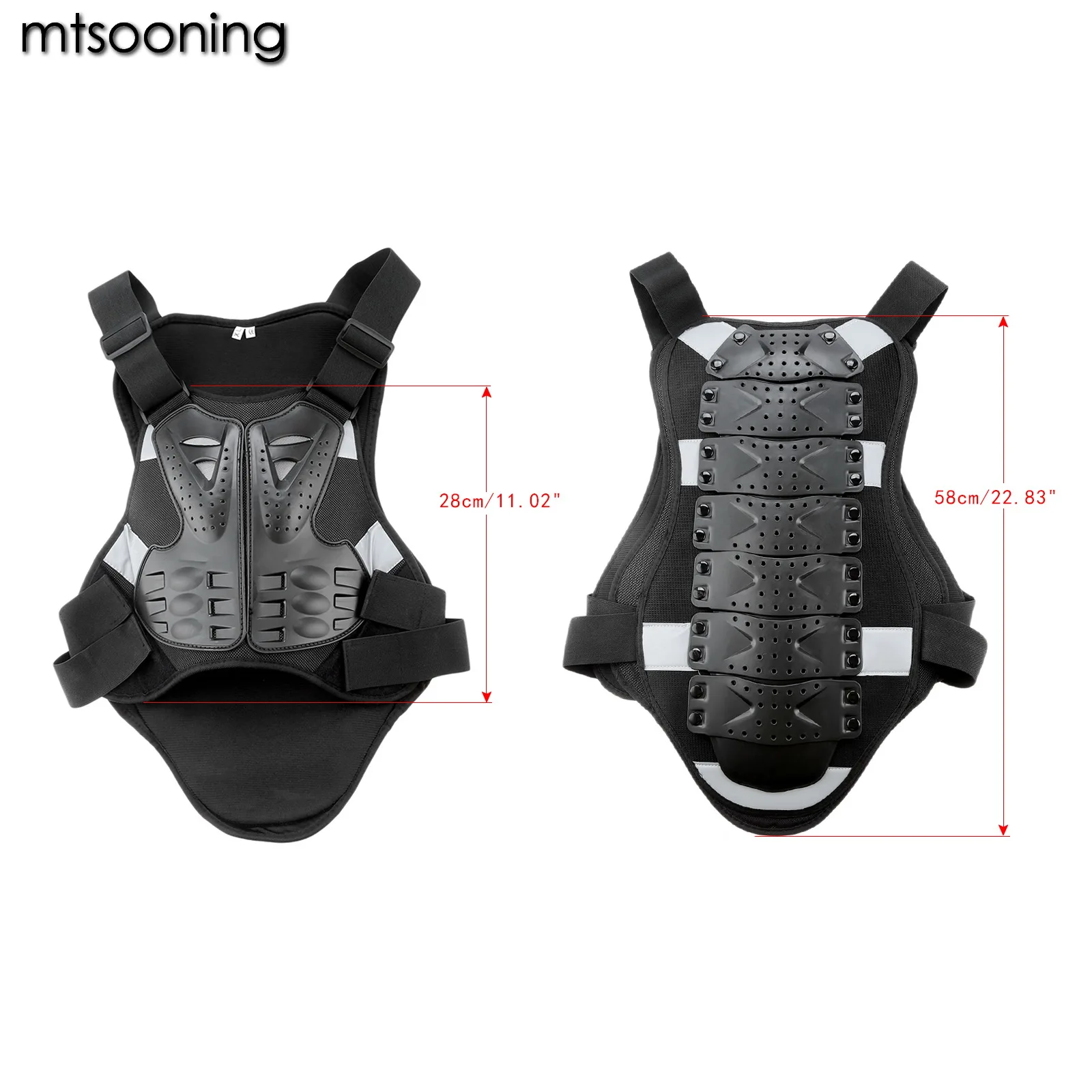 Mtsooning Защита тела Броня мотоциклетные куртки Мотокросс спины без рукавов жилет