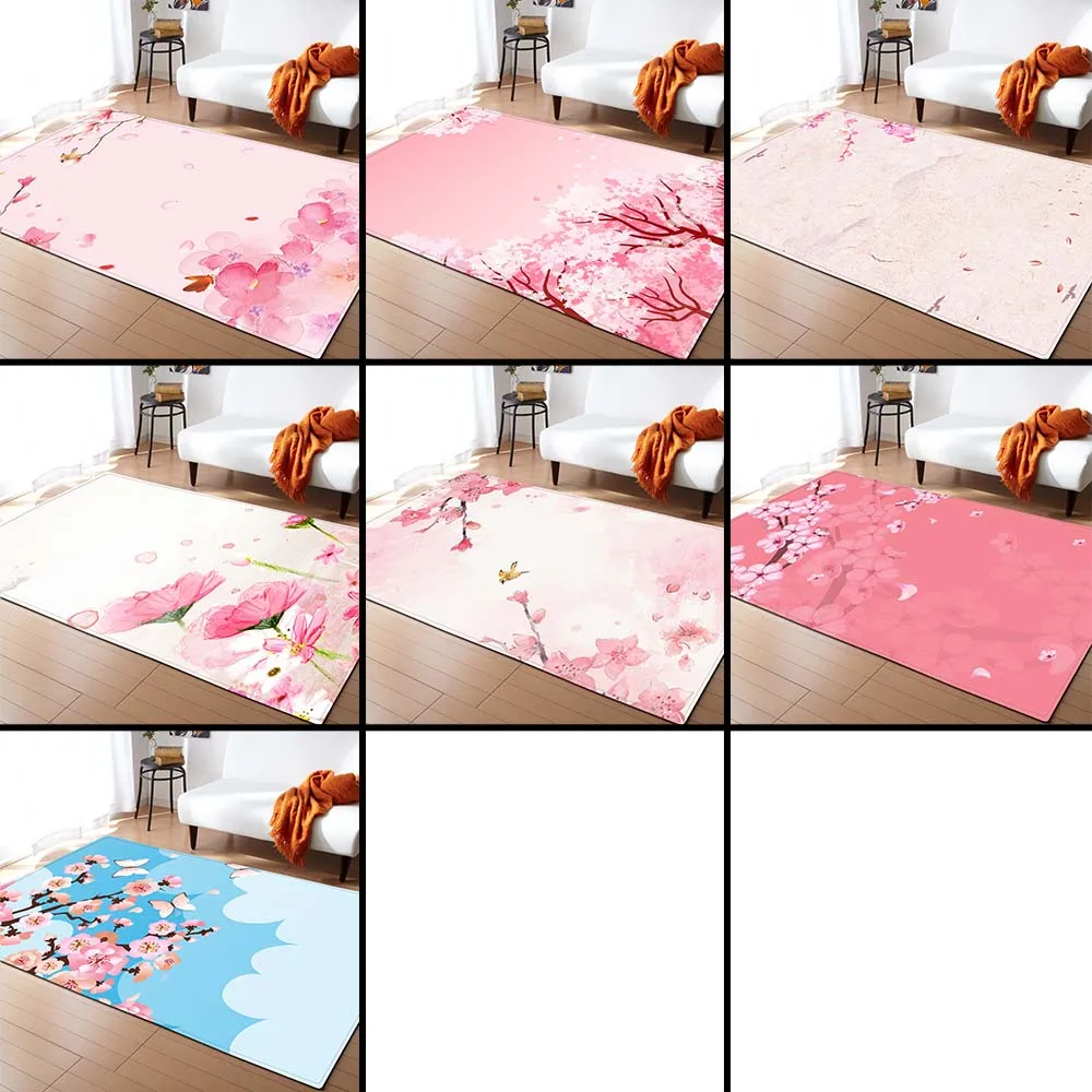 3D романтические коврики с цветком персика для спальни сюрпризом на День святого