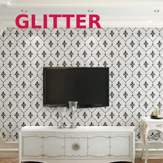 Европейский 3d стерео рельеф обои для гостиной черный и серый цветок домашний