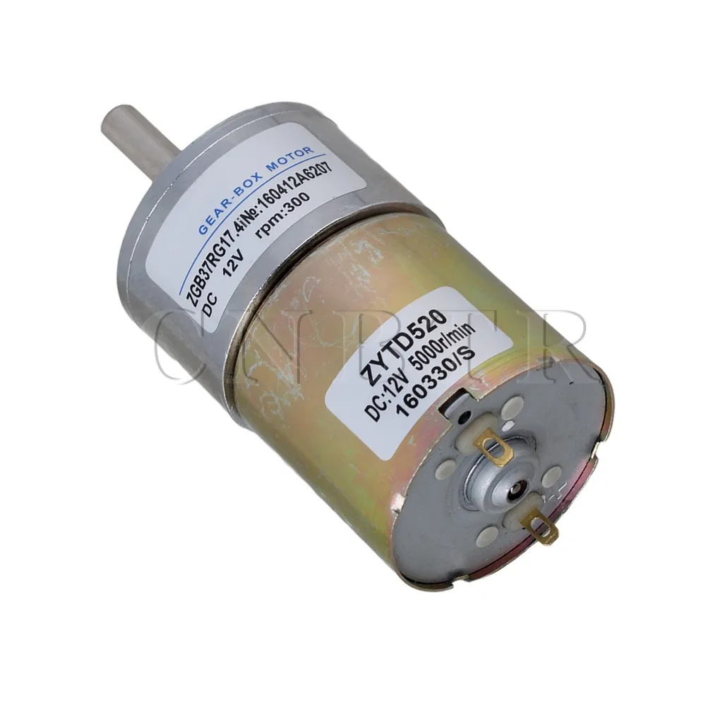 CNBTR высокий крутящий момент 12В постоянного тока 300rpm коробка передач