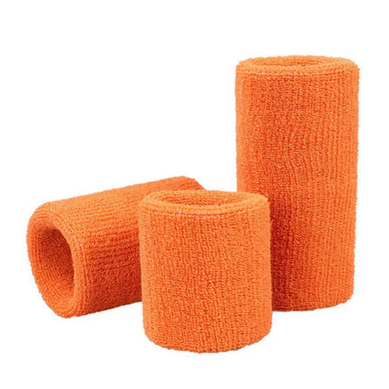 Orange Aolikes 1 шт. фитнес-Браслеты Спортивный напульсник ручной пот Скоба для запястья обертывания Профессиональный теннис бадминтон баскетбол - Цвет: Orange