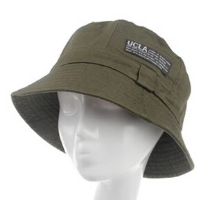 Модные одноцветные мужские и женские шляпы ведра для рыбалки летние шляпки