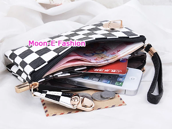 Модная женская сумка кошельки на молнии дамские сумочки из лакированной