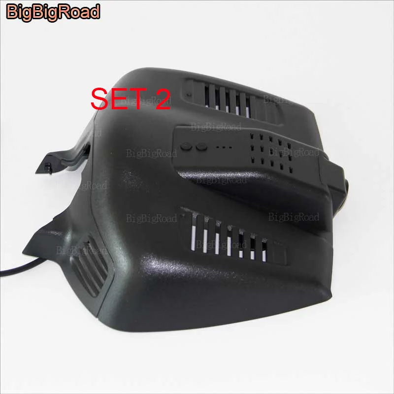 BigBigRoad для Ford Mondeo MK5 2013 2015 2017 2018 Автомобильный видеорегистратор с Wi-Fi Novatek 96672 камера