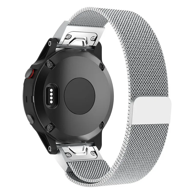 26MM Quick Release Easy Fit Milanese Loop Stainless Steel band for Garmin Fenix 3 / HR 5X /Foretrex 701/ MK1 | Наручные часы
