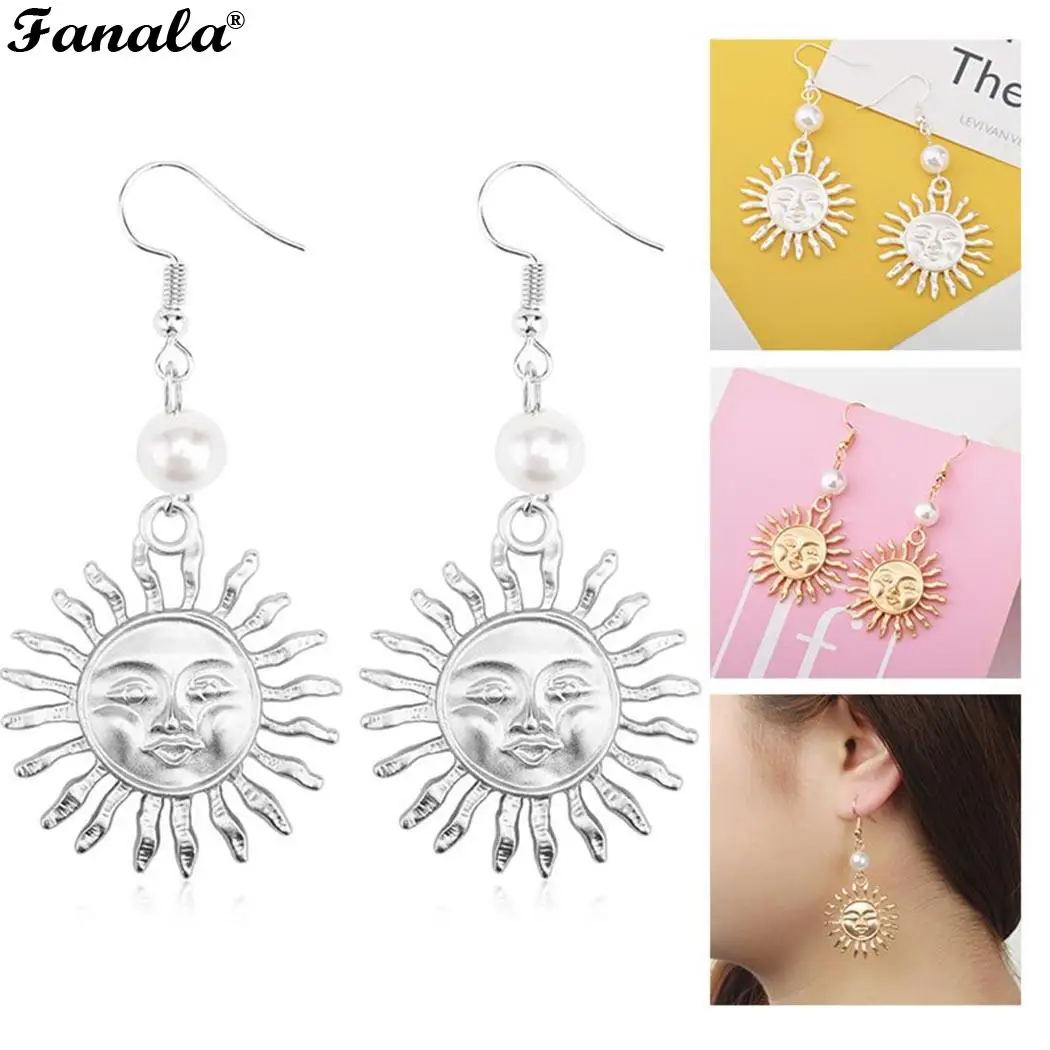 Индивидуальные творческие жемчужные серьги-смайлики серьги Бохо для женщин