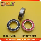 15267-2RS 15267RS MR15267 15267 2RS GCR15 шариковый подшипник 15x26x 7  подшипник для ремонта нижней кронштейна 15*26*7 мм