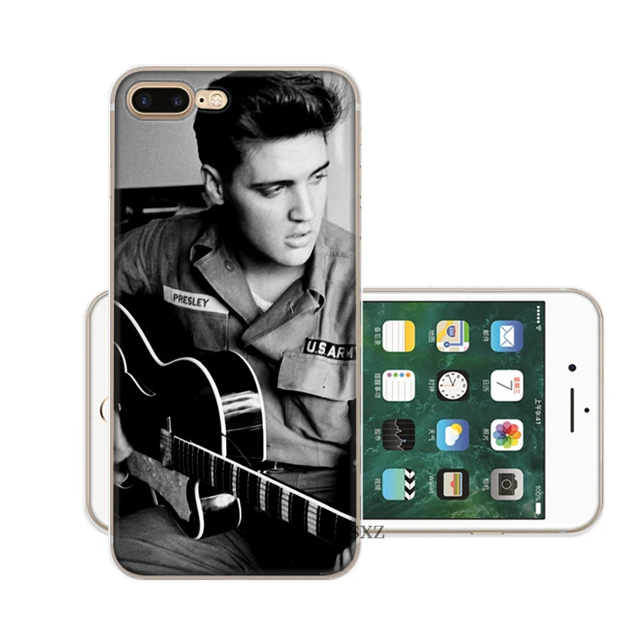 Чехол для Телефона iPhone 7 8 6 6s Plus X XR XS Max 5 5S SE чехол Elvis Presley Kiss|Чехлы-накладки| |