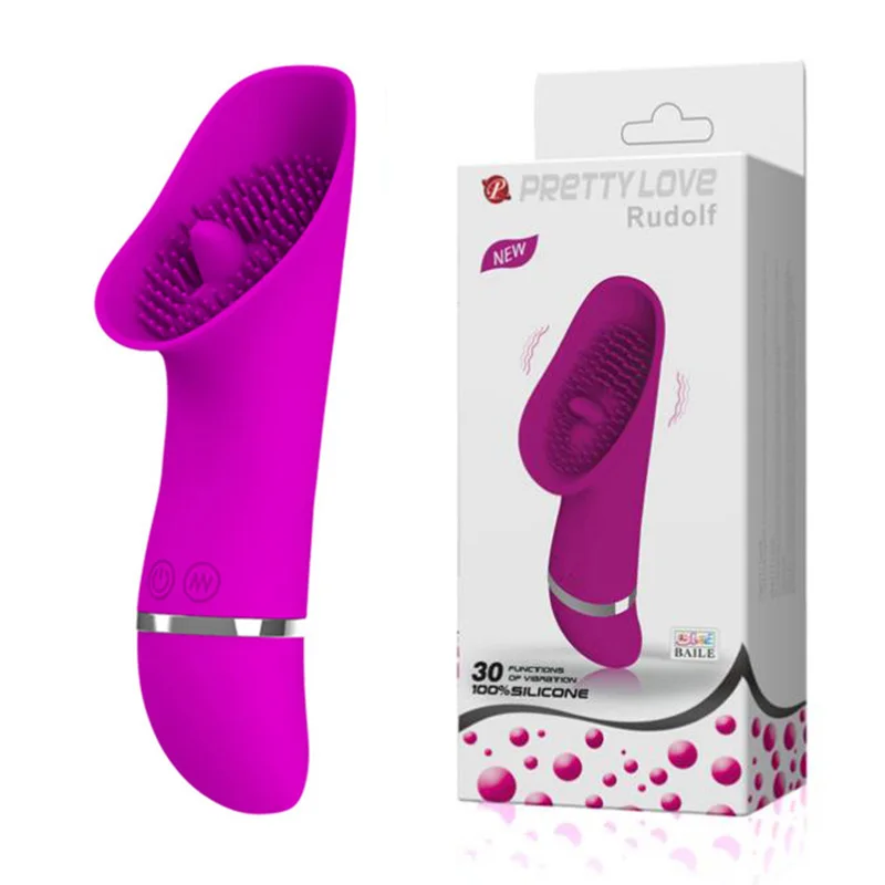 PrettyLove 30 скоростной клитор захватывающая кисть для языка силиконовый вибратор