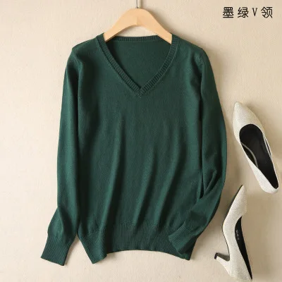 Женские хлопковые кашемировые свитера и пуловеры для осени зимы 2021 удлиненный