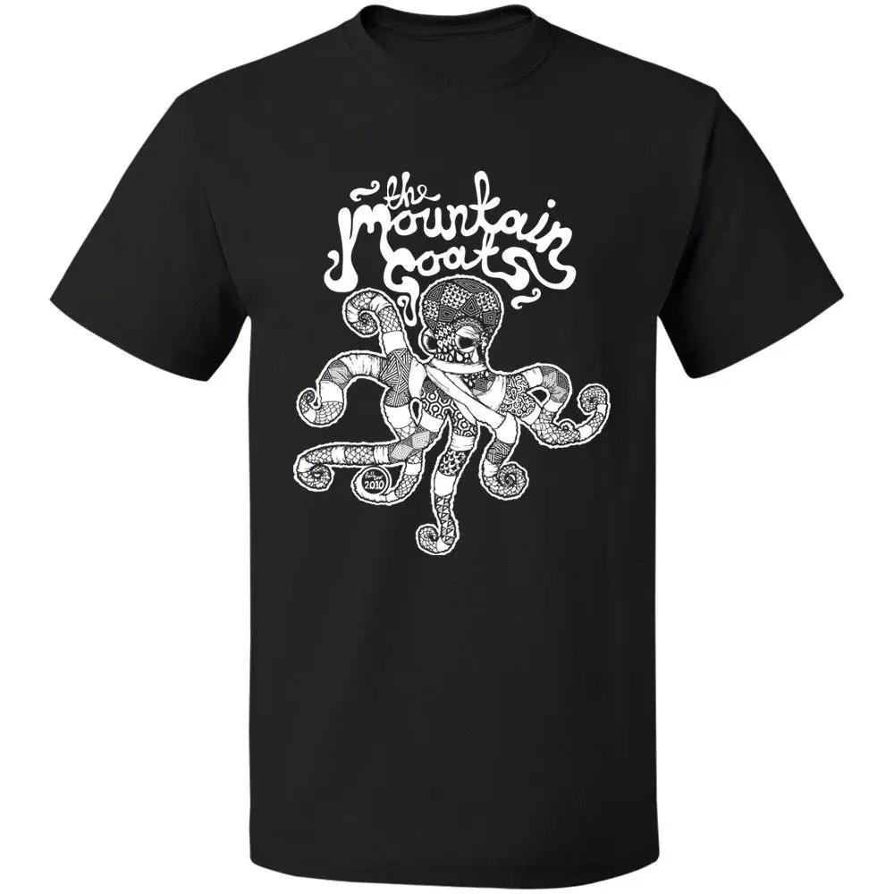С логотипом рок-группы The горных коз Мужская футболка Размеры S-3XL Бесплатная