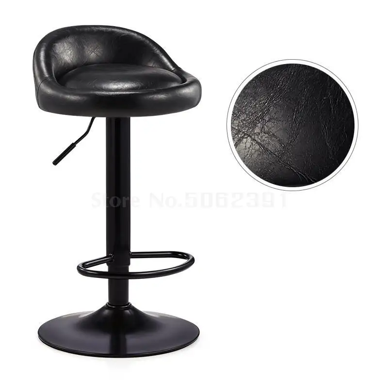 Same as picture3 Bar Chair Modern Simple Bar Chair Lift And Rotate Front Desk Backrest Chair Household High Stand Bar Stool - Цвет: Same as picture3