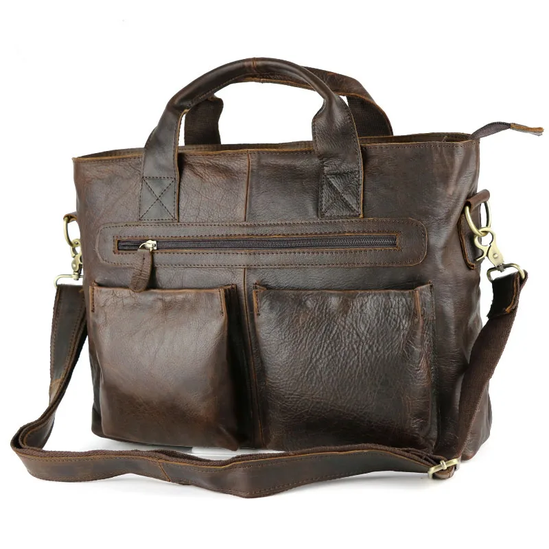 Дизайнерская мужская сумка из натуральной кожи кожаные мужские сумки