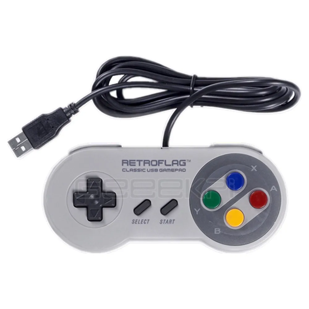 Чехол GeeekPi Retroflag SUPERPi-J NESPi чехол с дополнительным игровым контроллером сумка для переноски для Raspberry Pi 3B+/3B/2B