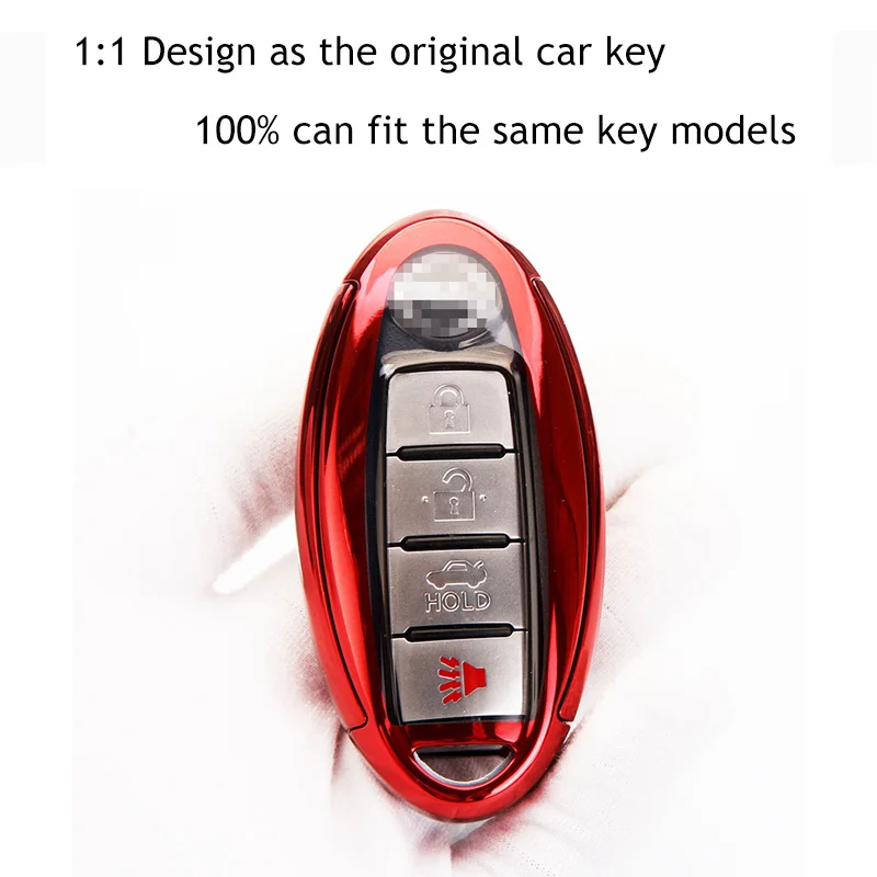 ABS TPU чехол для ключей автомобиля аксессуары интерьера Nissan X-TRAIL QASHQAI GENISS SYLPHY TIIDA TEANA