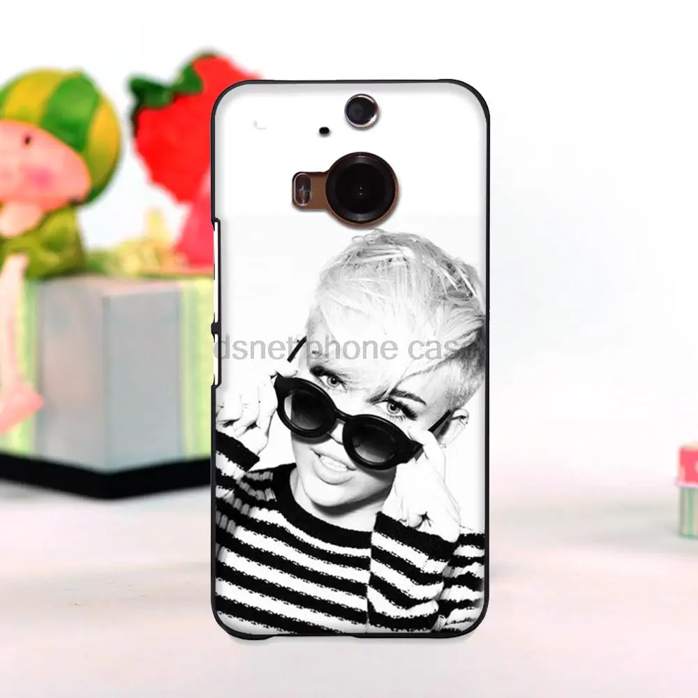 В Майли Сайрус поп звезда Пластиковый Защитный Shell Кожа Сумка чехол для HTC one M7 M8 M9