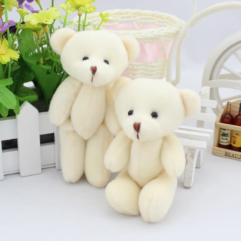 12 см шт./лот детские игрушки плюшевые куклы супер каваи маленький мишка Цветочные