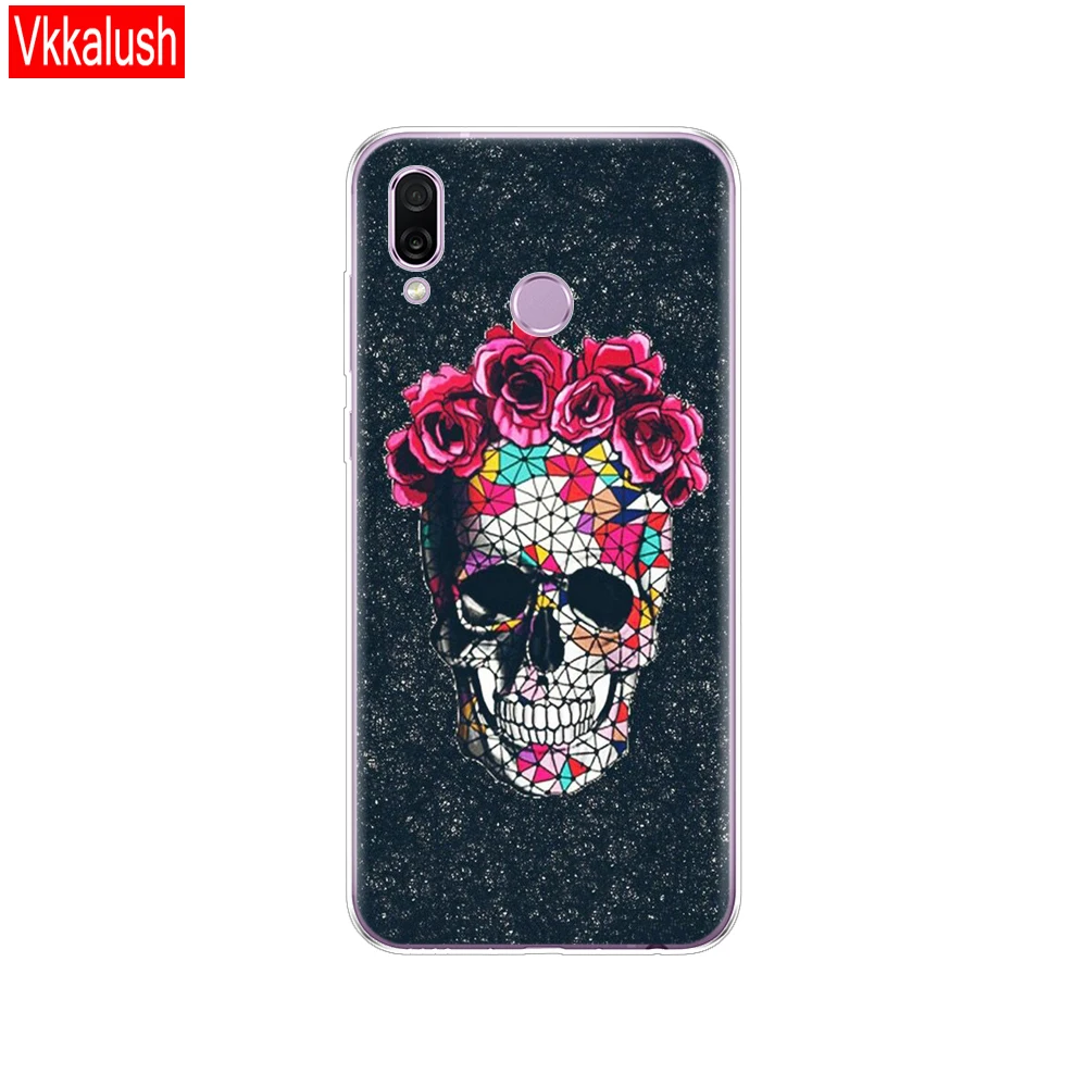 80068 Чехол для Honor Play, чехол 6,3 '', Мягкая силиконовая задняя накладка чехла из ТПУ для huawei Honor Play, чехол, чехлы, бампер - Цвет: 80068